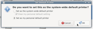 Step-by-step 25 from 27 (Set as my personal default printer)