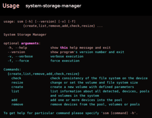 system storage management tool