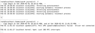 journalctl -f (-r), --follow, --reverse