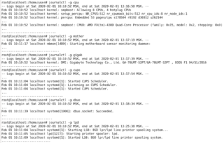 journalctl -g (--grep=)