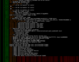 compare "dmesg" from "util-linux" with "journalctl -k"