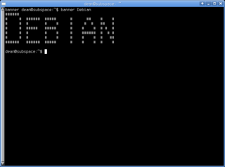 System-V banner clone