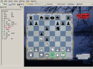 Studying variations of a Chess game, and a different theme