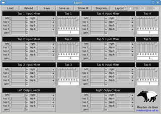 A tool for real time audio delay and feedback effects