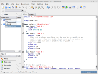 Project management application