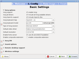 Xorg settings