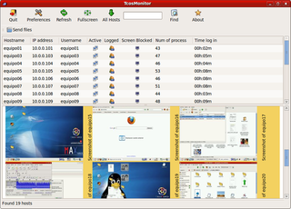 Screenshot of all computers