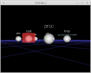 3D filesystem browser