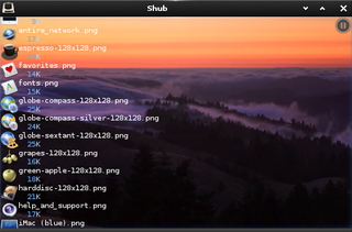 Enlightenment efl based terminal emulator