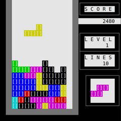 Tetris game for ANSI/VT220 terminals