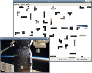 Jigsaw puzzle game