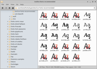 TeX Live: Recommended fonts