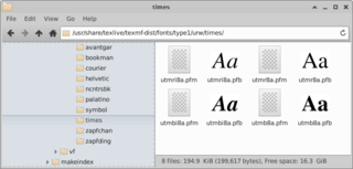 TeX Live: Recommended fonts