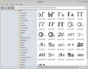 TeX Live: Recommended fonts