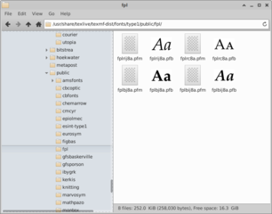 TeX Live: Recommended fonts
