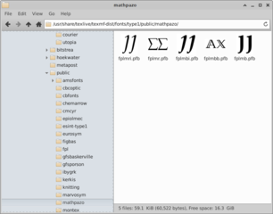 TeX Live: Recommended fonts