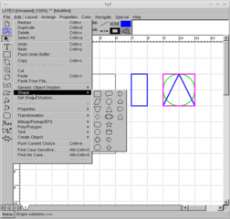 2D vector graphic drawing tool using Xlib