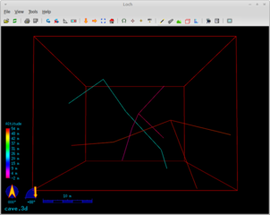 Cave surveying - 3D viewer for therion models