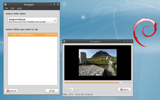 DVD backup utility based on GStreamer and Gtk+
