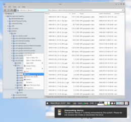 Thunar extension for volumes management
