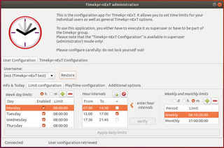 Keep control of computer usage