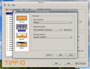 free open source touch typing software
