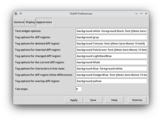 graphical side by side "diff" utility