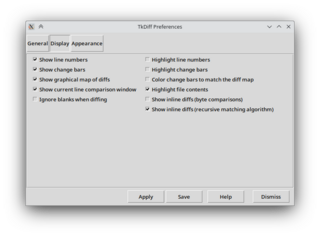 graphical side by side "diff" utility