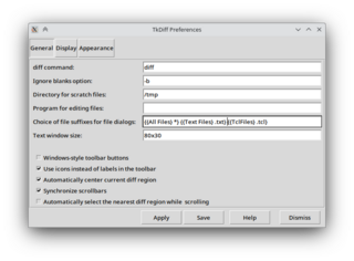 graphical side by side "diff" utility