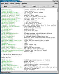 tkinfo showing coreutils info file