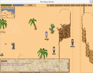 Starting desert area