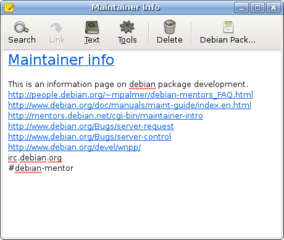 desktop note taking program using Wiki style links