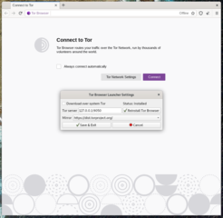 helps download and run the Tor Browser Bundle