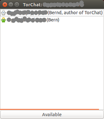 decentralized instant messenger built on top of the Tor Network