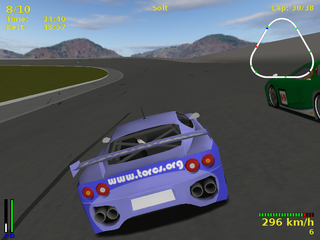 3D racing cars simulator game using OpenGL