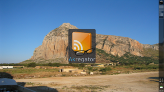 Opening akregator…