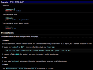 Force HTTP authentication from within Trac