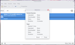 lightweight BitTorrent client (GTK+ interface)