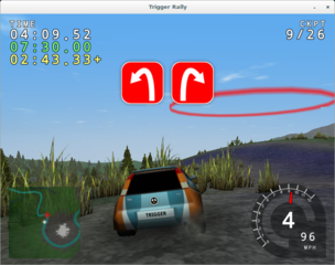 3D rally car racing game