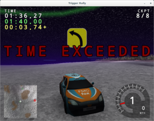 3D rally car racing game