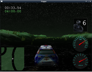 3D rally car racing game
