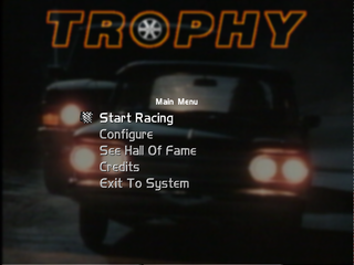 2D car racing action game