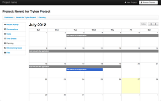 Tryton application platform - timesheet module