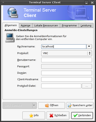 front-end for viewing of remote desktops in GNOME