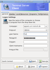 front-end for viewing of remote desktops in GNOME