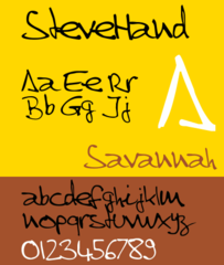 Some Juicy Fonts handwriting fonts (dummy package)