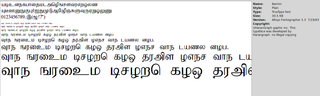 Free TrueType fonts for the Tamil language
