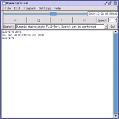 Terminal interaction recorder and player (for tty)