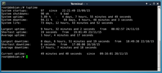 tuptime execution
