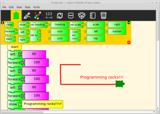 a LOGO-like tool for teaching programming